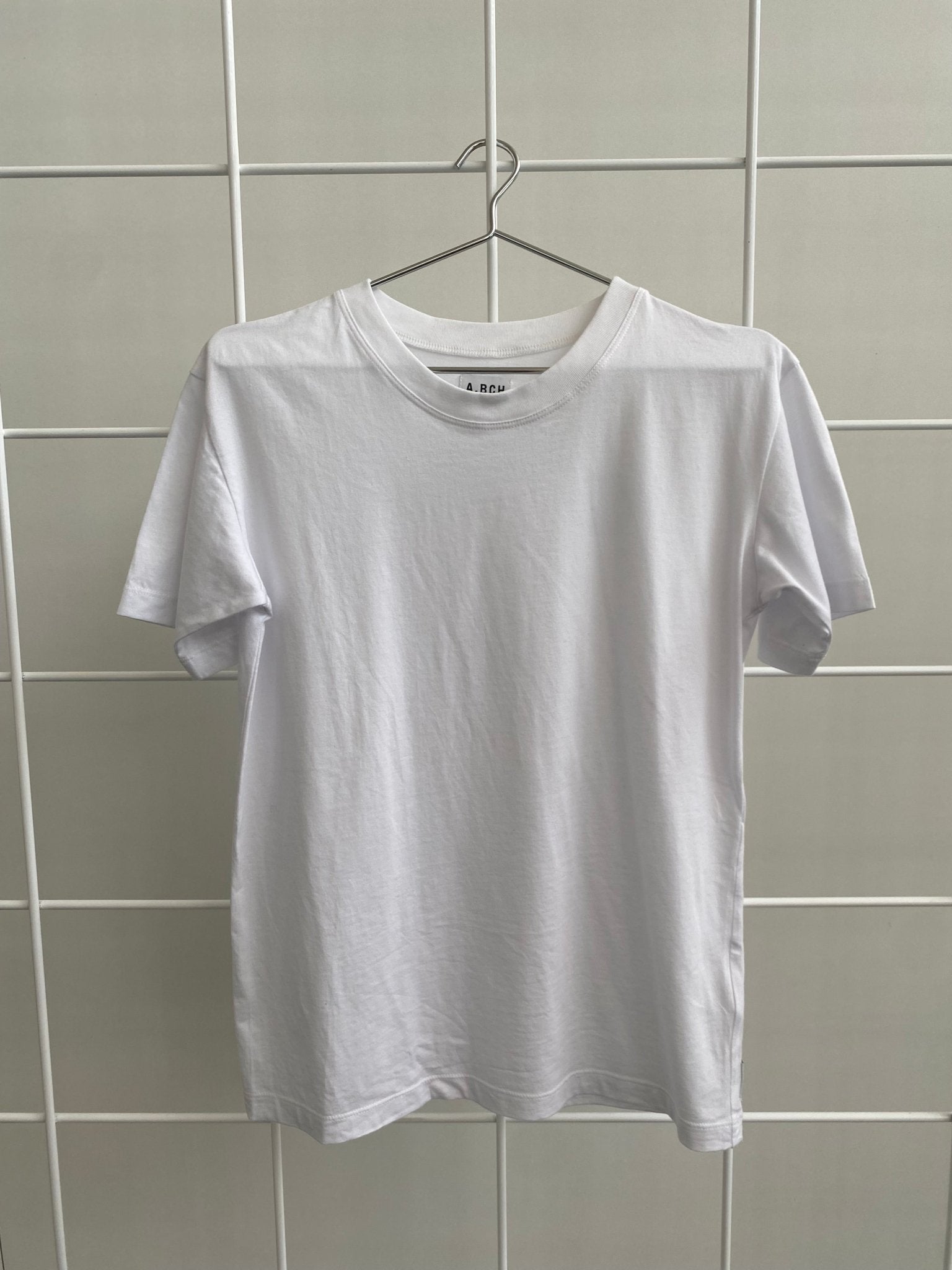 A.BCH A.15 White Classic T-shirt in Organic Cotton