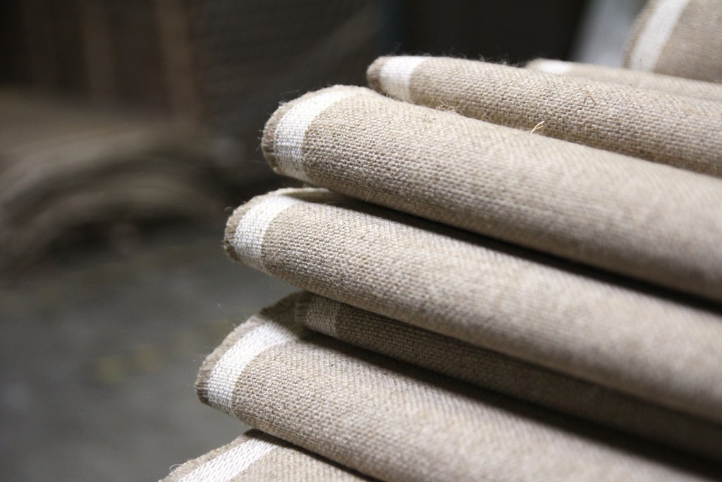 Raw Flax As It Is Used In Paper Industry And For Making Linen
