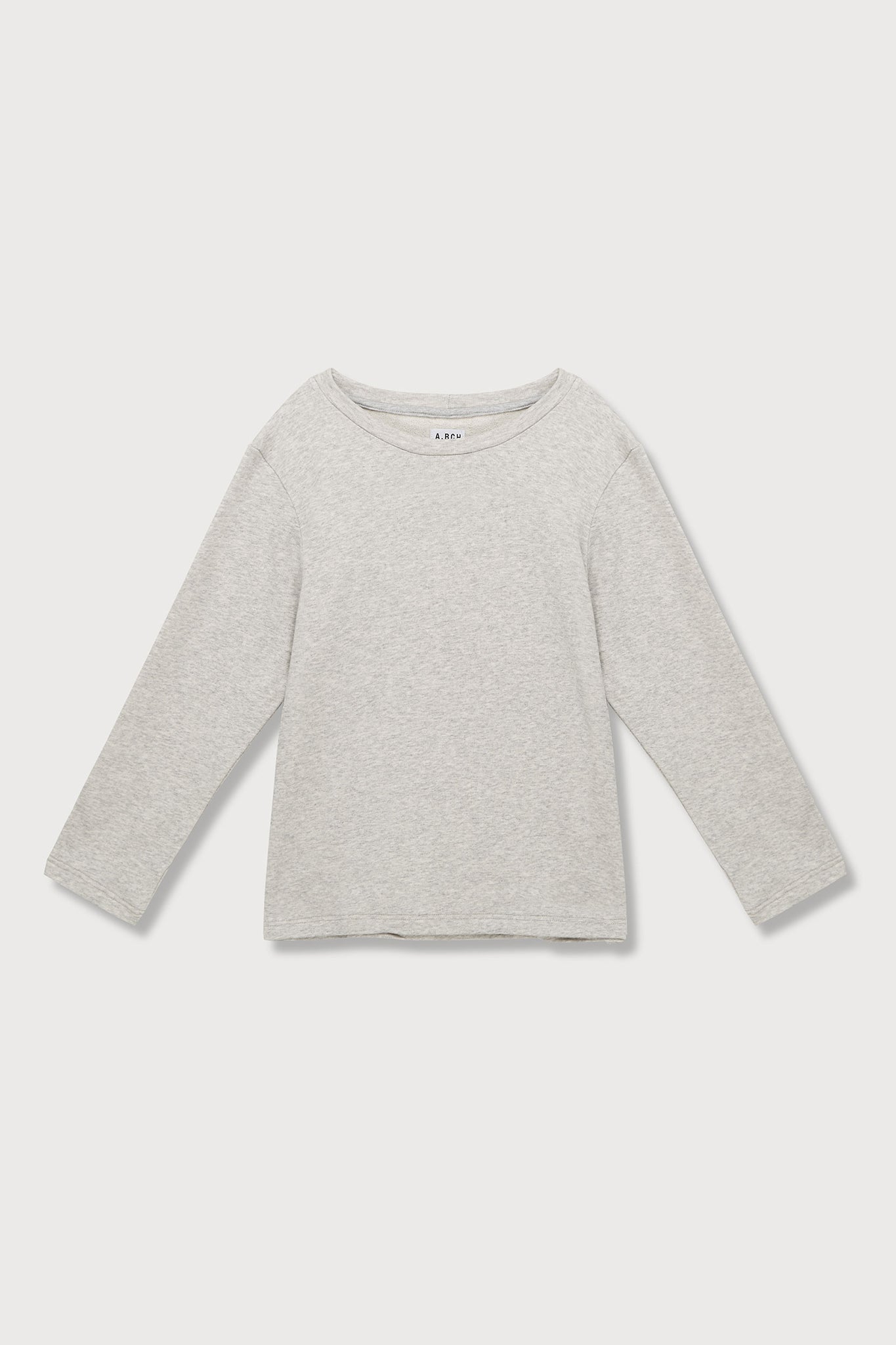 A.BCH A.09 Grey Marle Signature Sweater in Organic Cotton