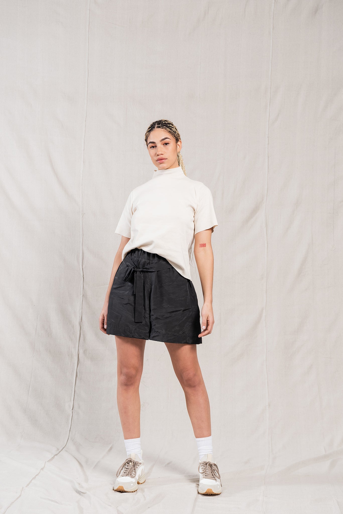 A.BCH A.14 Undyed Short Sleeve Skivvy in Organic Cotton