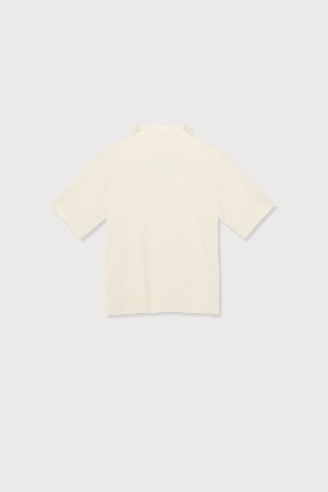 A.BCH A.14 Undyed Short Sleeve Skivvy in Organic Cotton rib