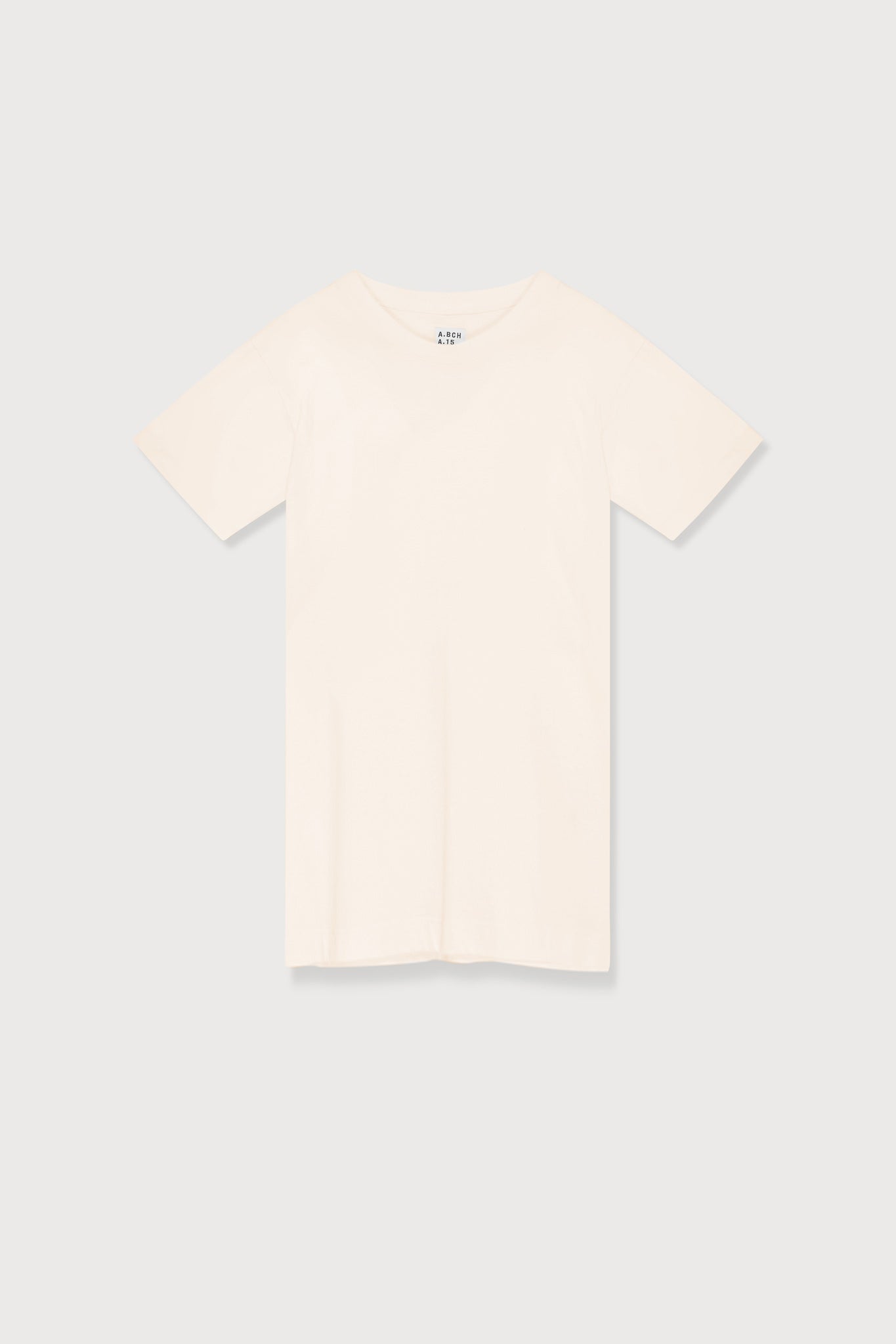 A.BCH A.15 Undyed Long Line Tshirt in Organic Cotton