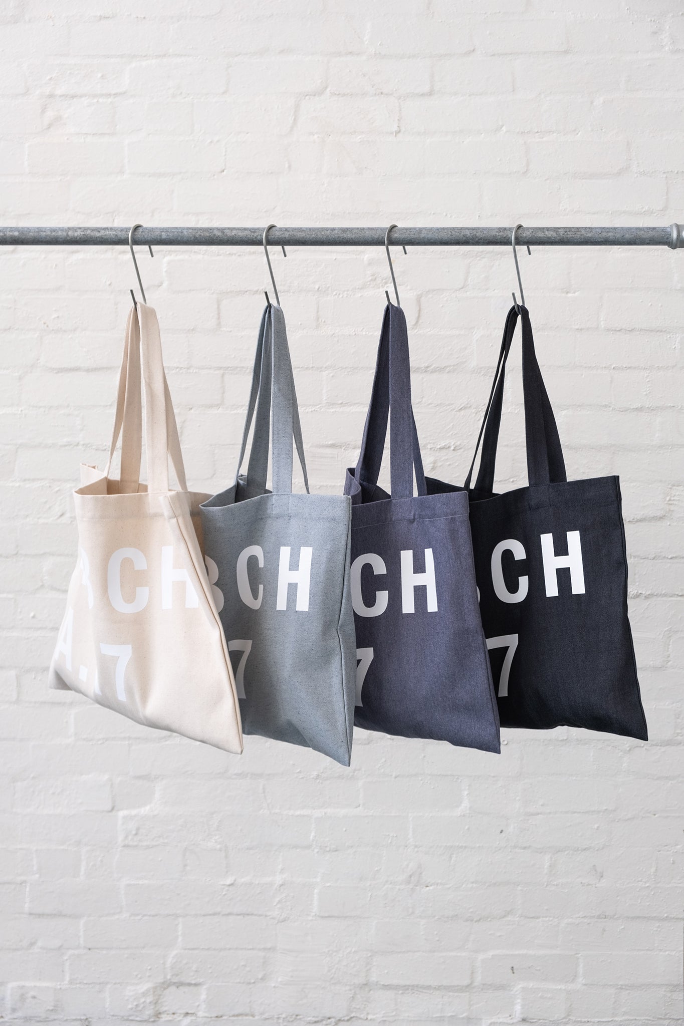 A.BCH A.17 Mixed Oversize Totes in Recycled Cotton