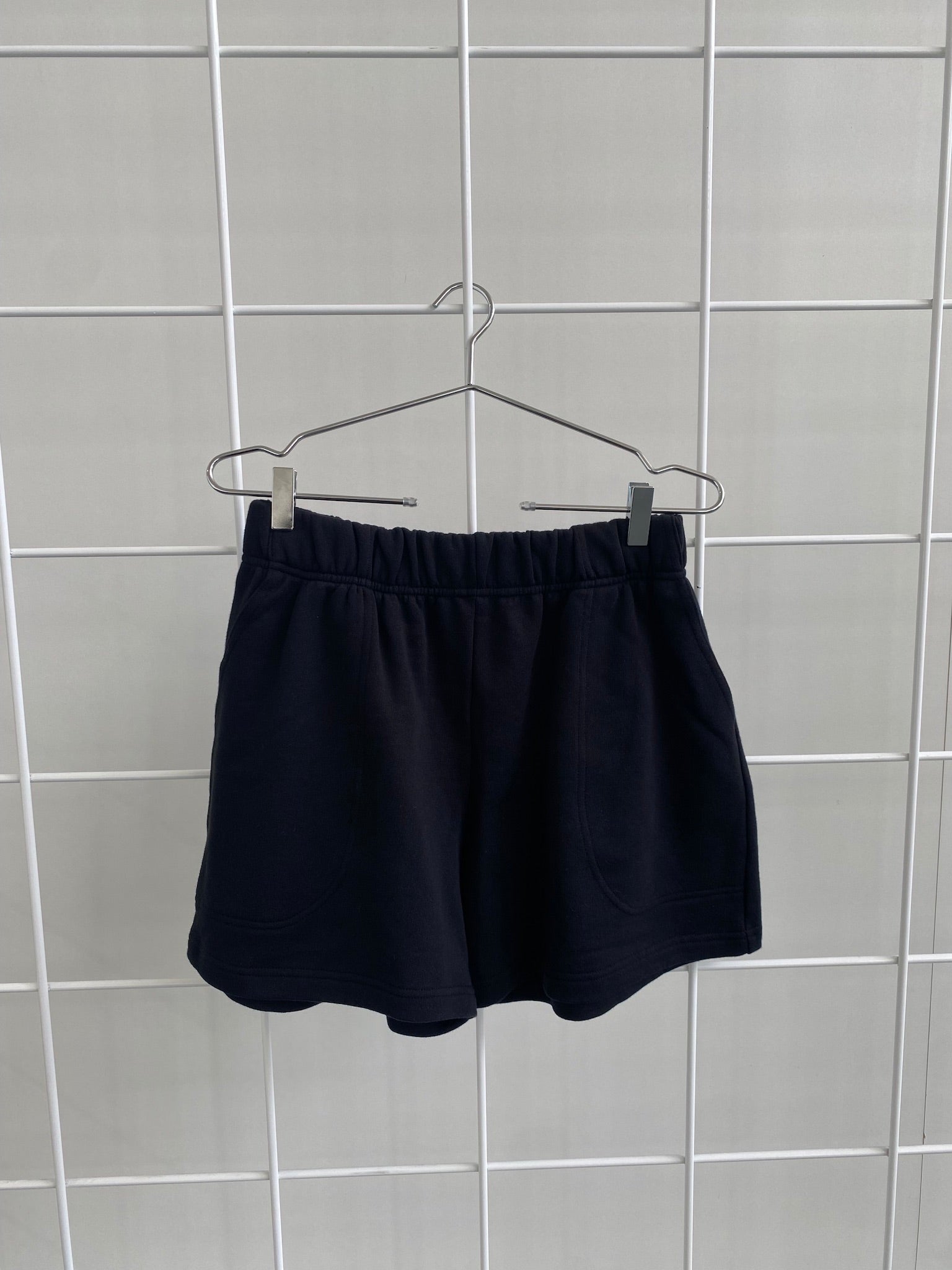 Perfectly Imperfect A.24 Black Organic Terry Shorts