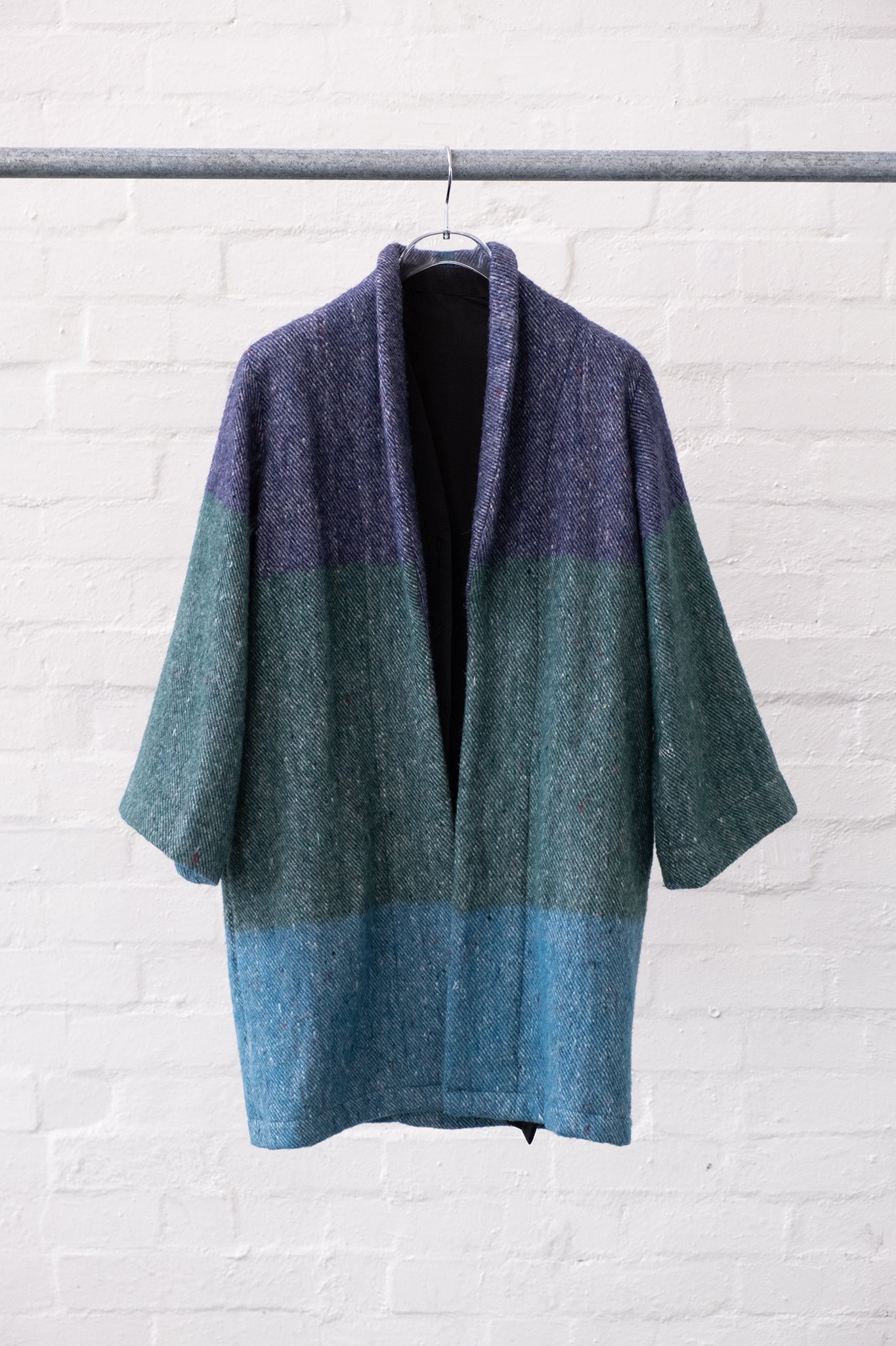 A.2RWC Multi Colour Twice Recycled Wool Coat