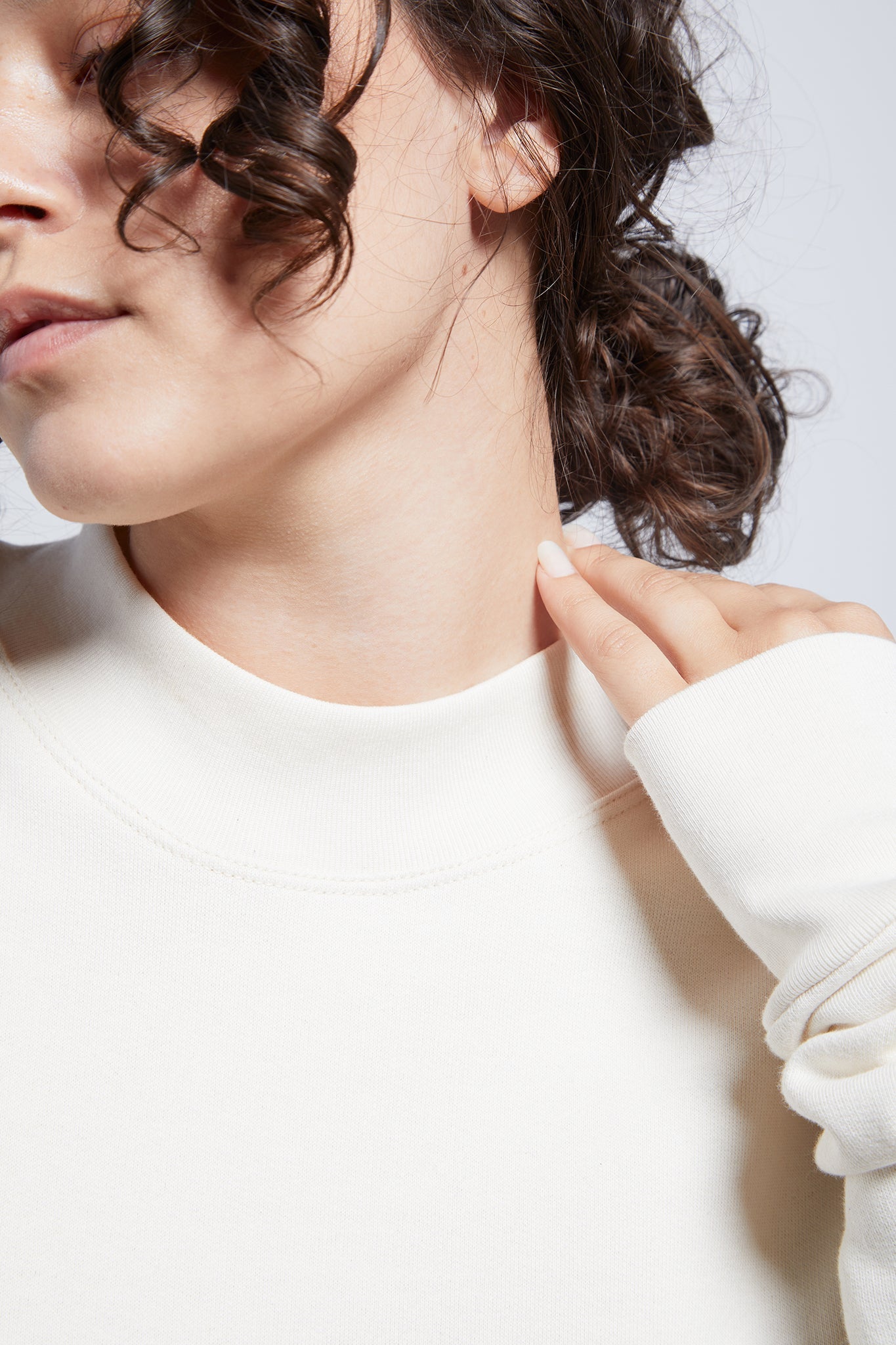 A.33 Fleecy Sweater in Undyed Organic Cotton | A.BCH