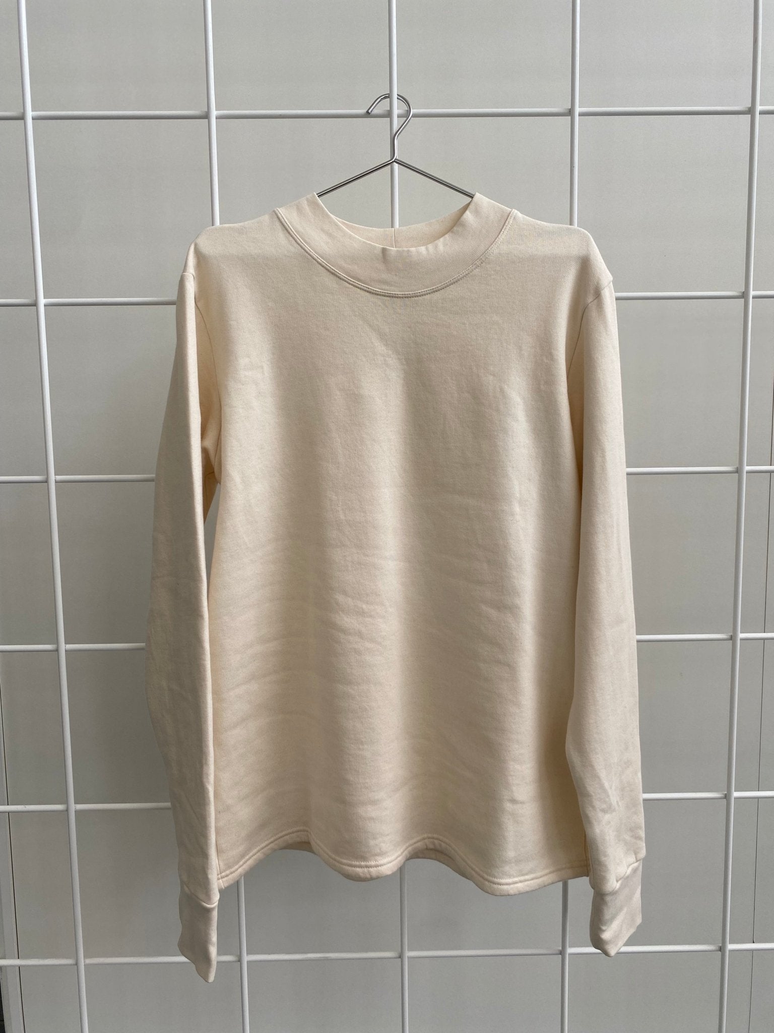 A.BCH A.33 Undyed Fleecy Sweater in Organic Cotton