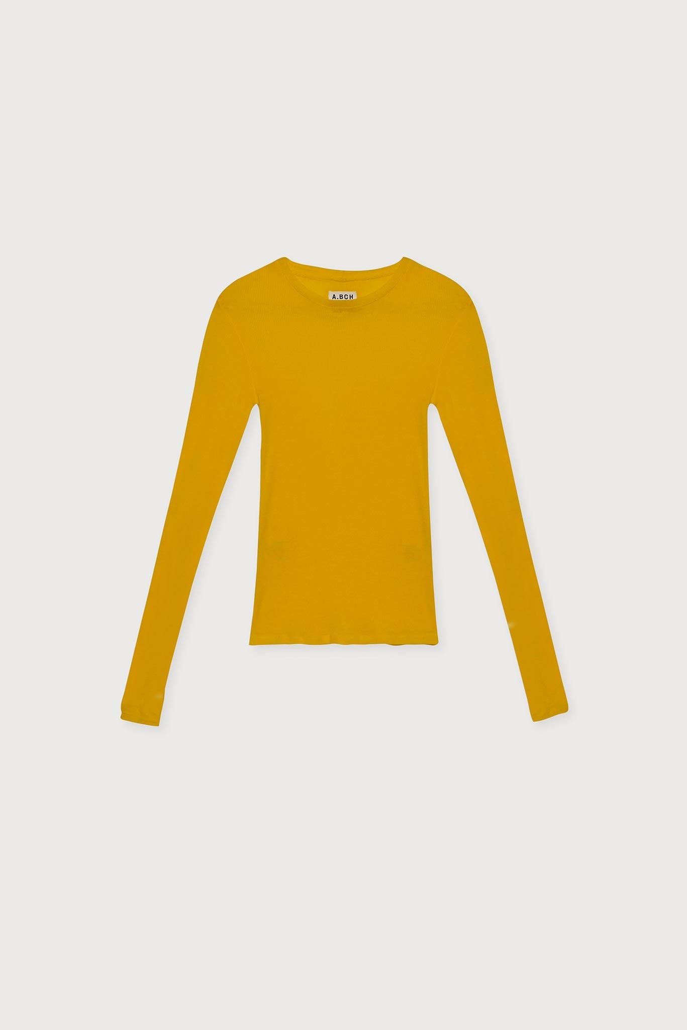 A.BCH A.34 Marigold Long Sleeve Thermal T-Shirt in Australian Merino