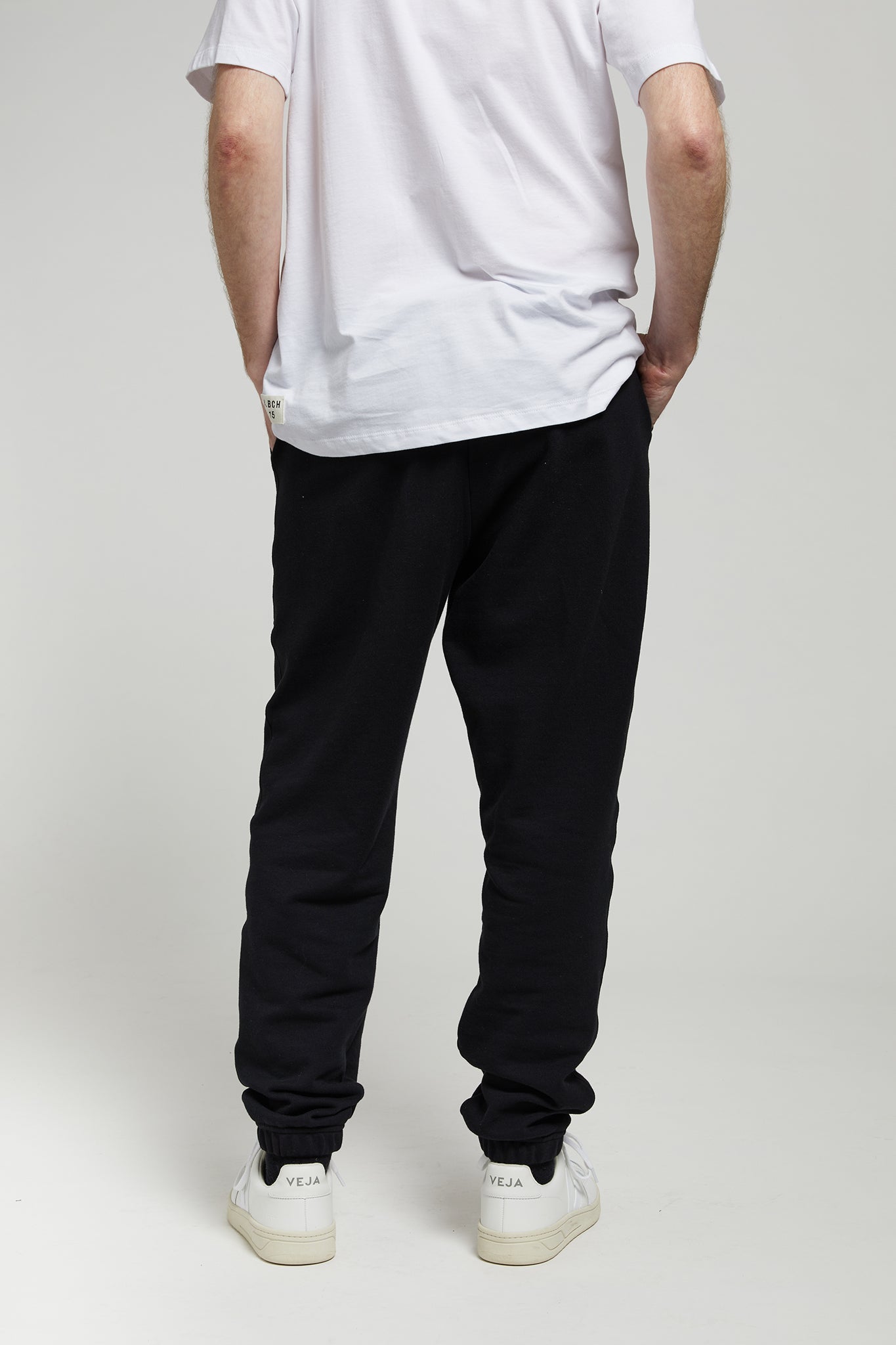 A.BCH A.37 Black Trackpants in Organic Cotton