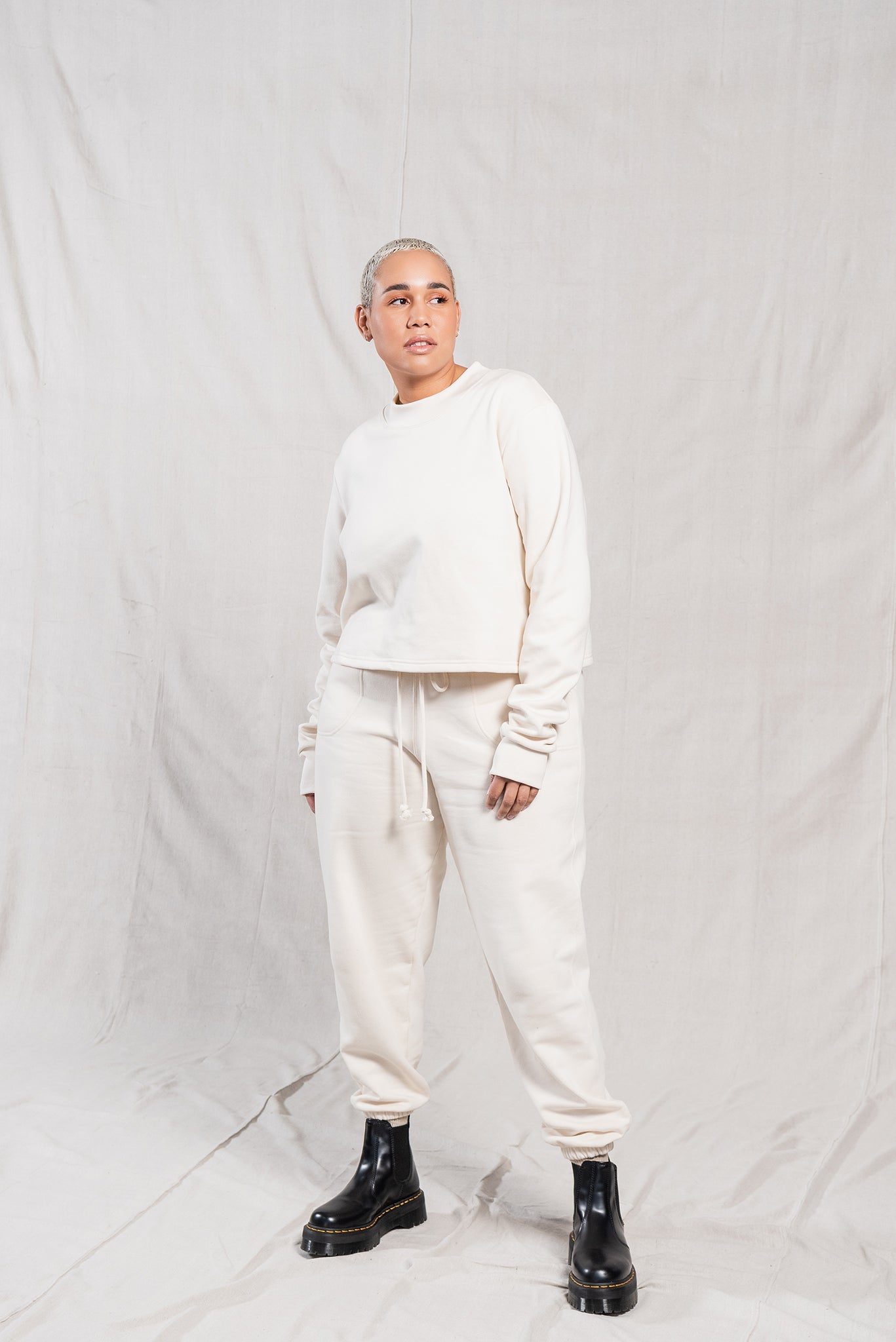 A.BCH A.37 Undyed Fleecy Trackpants in Organic Cotton