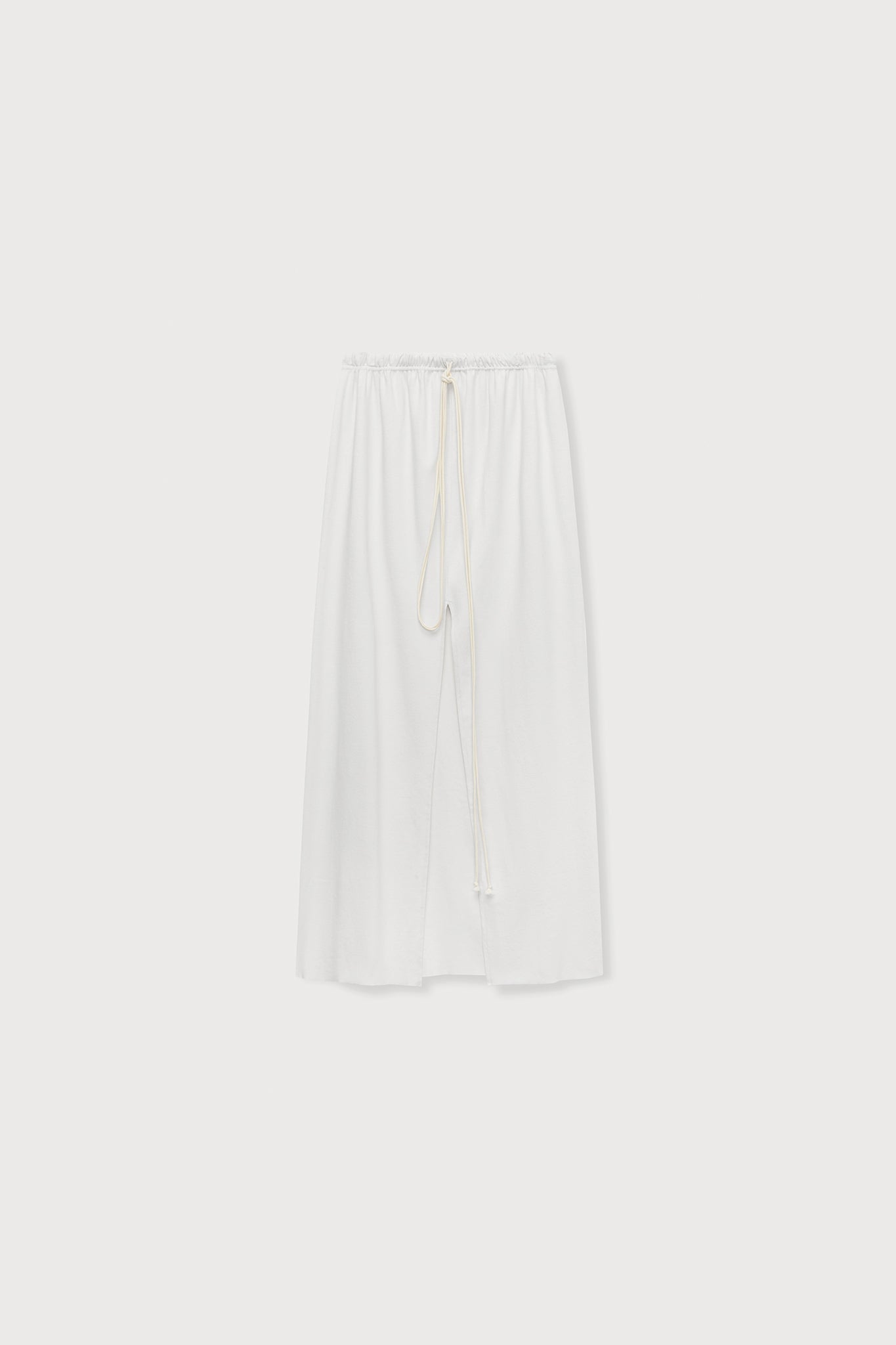 A.BCH A.41 Bone Rib Split Skirt in Organic Cotton