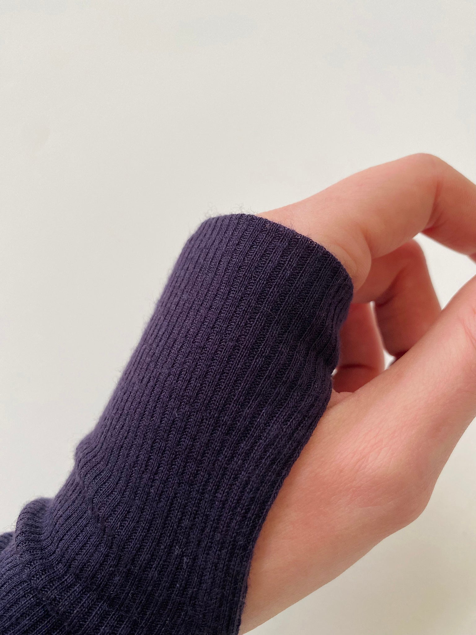 A.49 Aubergine Merino Wool Hand Warmers