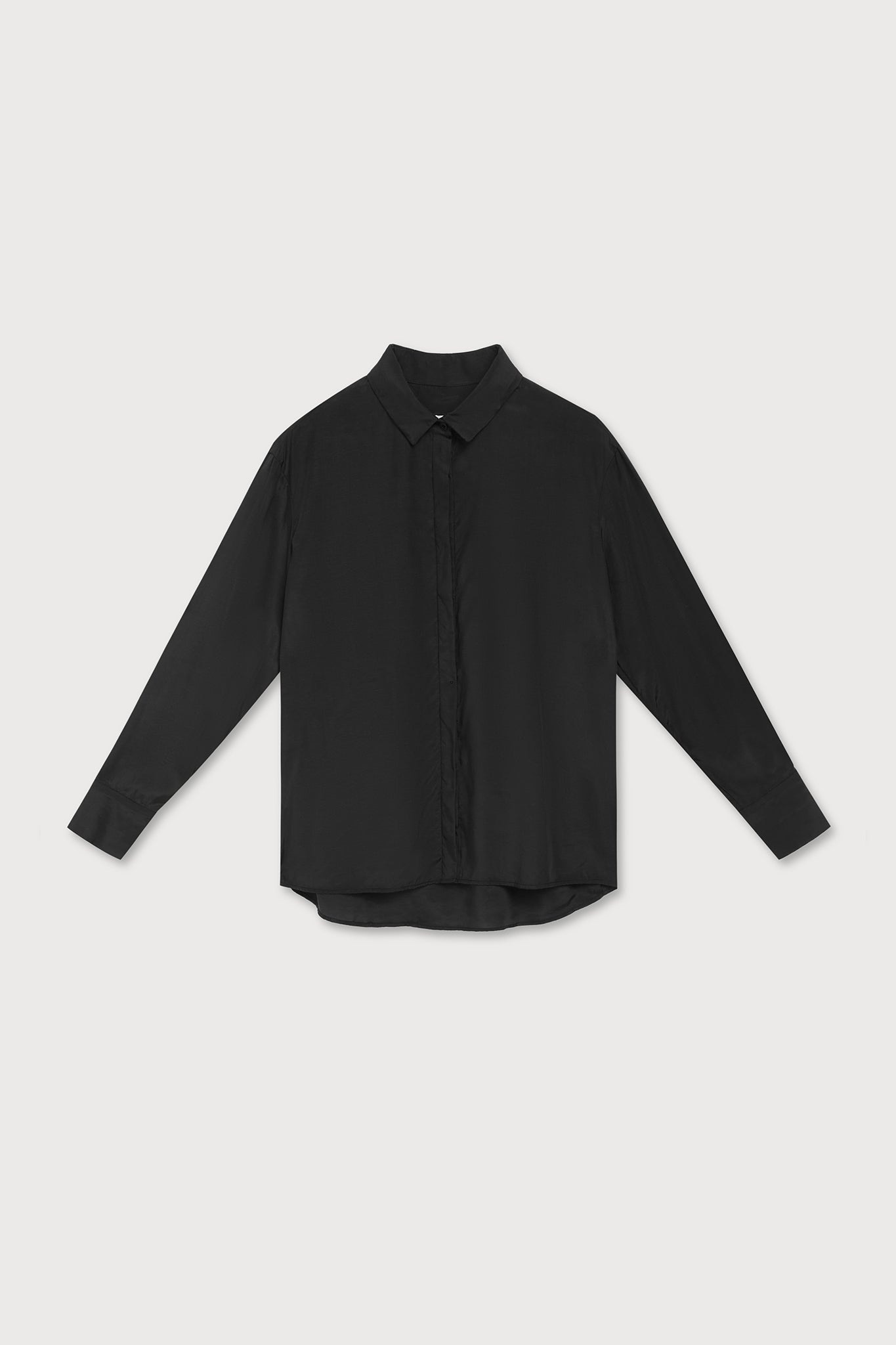 A.BCH A.52 Black Tencel Lounge Shirt