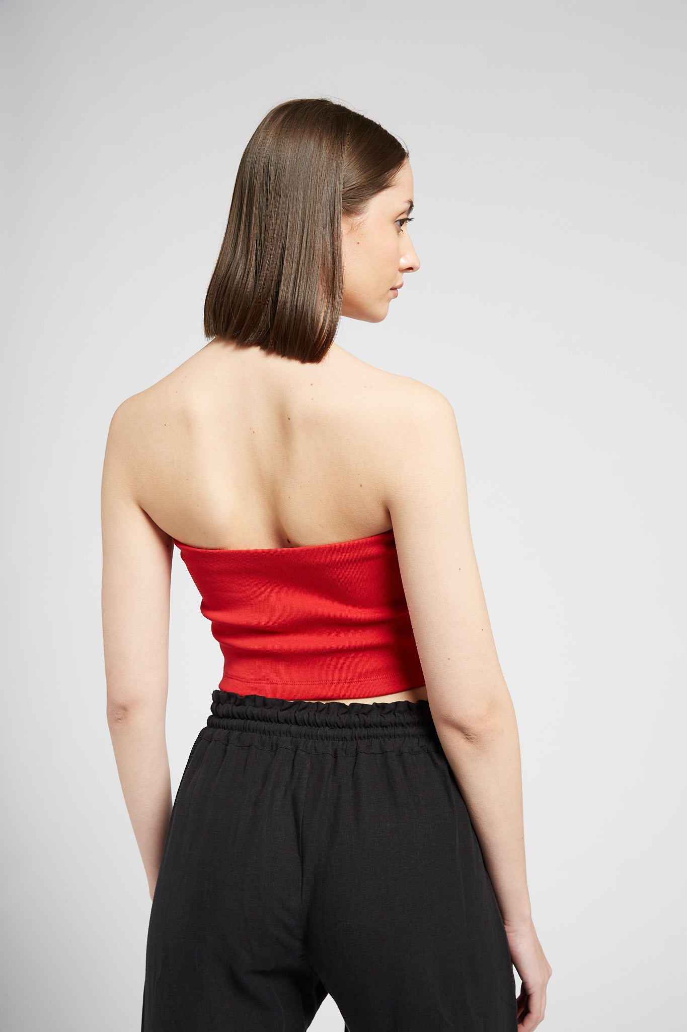 A.BCH A.55 Cherry Tube Top in Organic Cotton