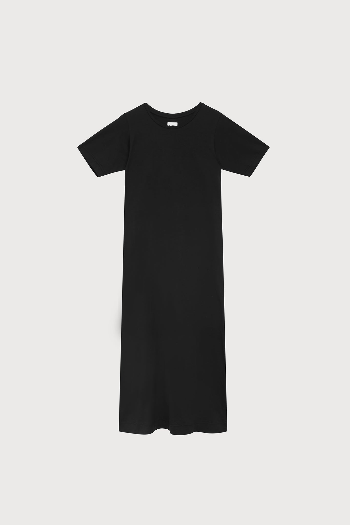 A.56 Black Maxi T-shirt Dress in Australian Cotton