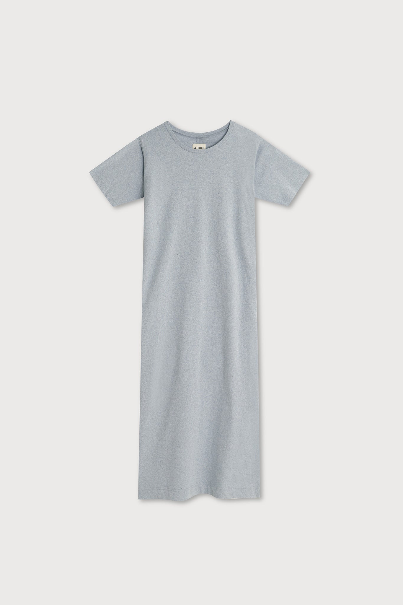 A.56 Light Blue Marle Maxi T-Shirt Dress in Recycled + Organic Cotton