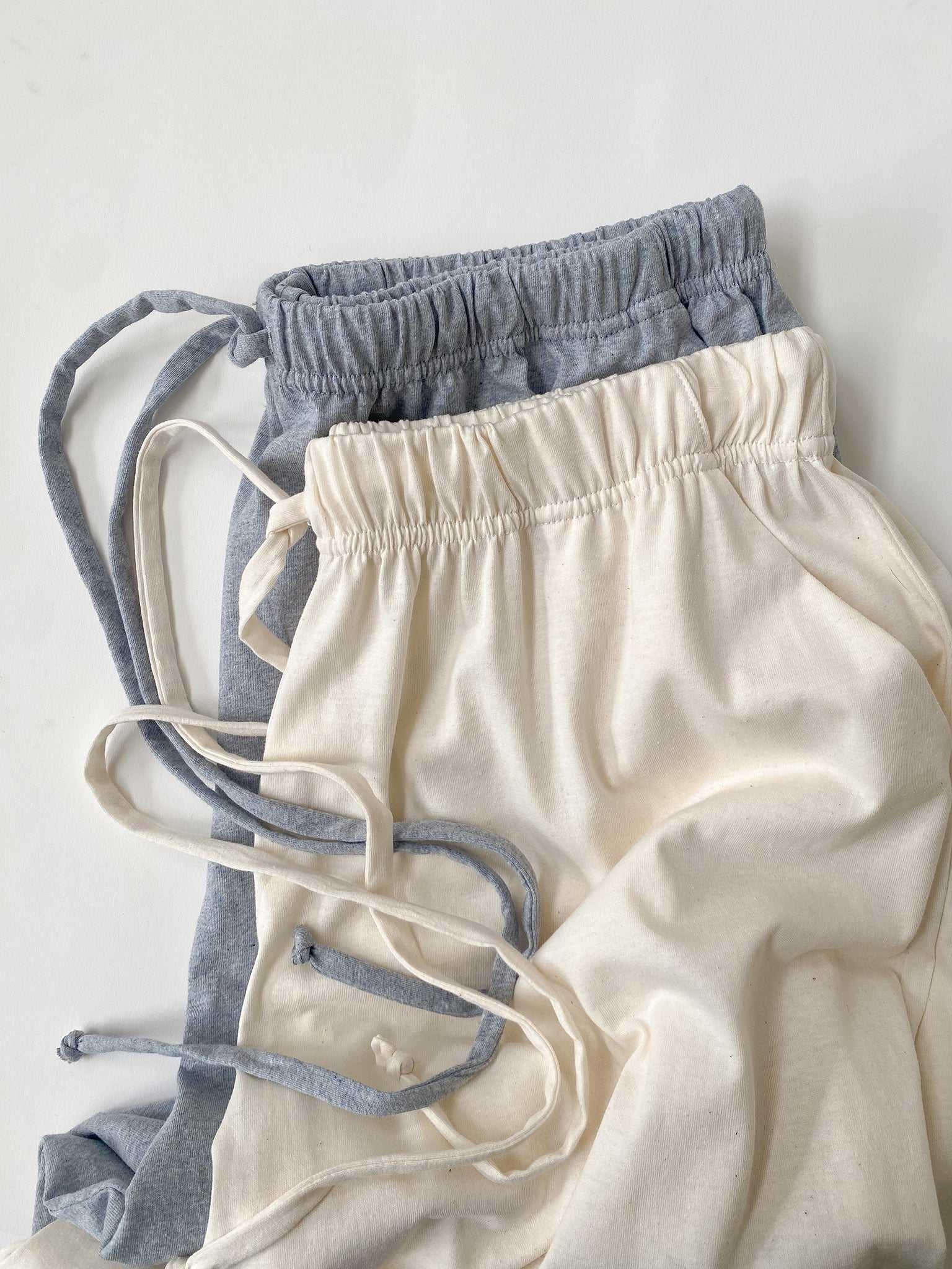 A.BCH A.59 Light Blue marle in Recycled Cotton and undyed in Australian cotton