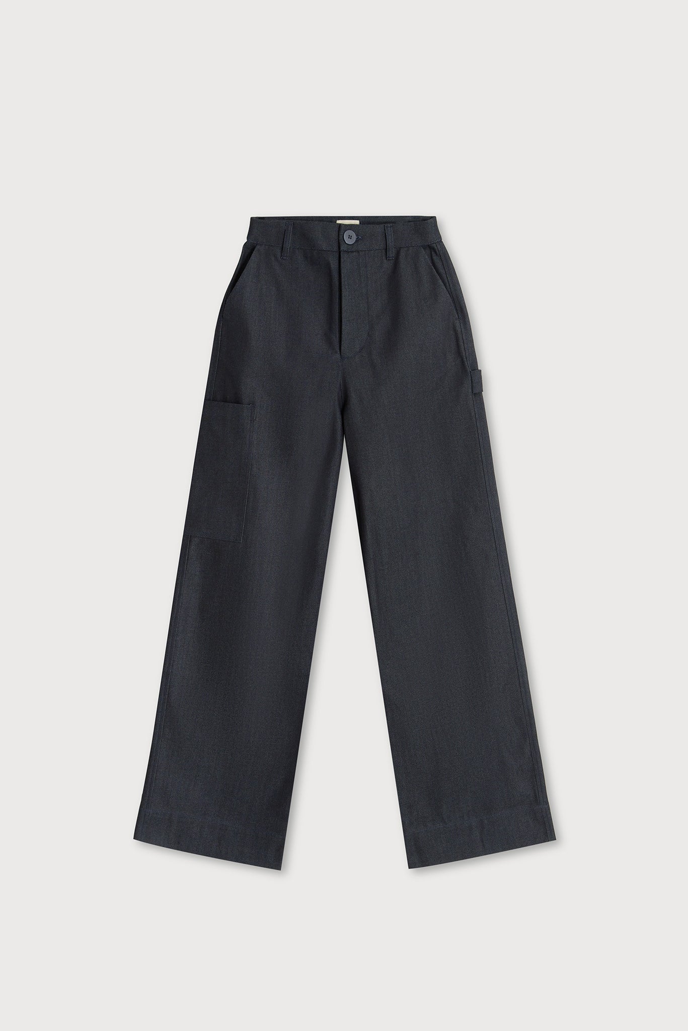 A.60 Dark Indigo Raw Denim Trousers in organic cotton