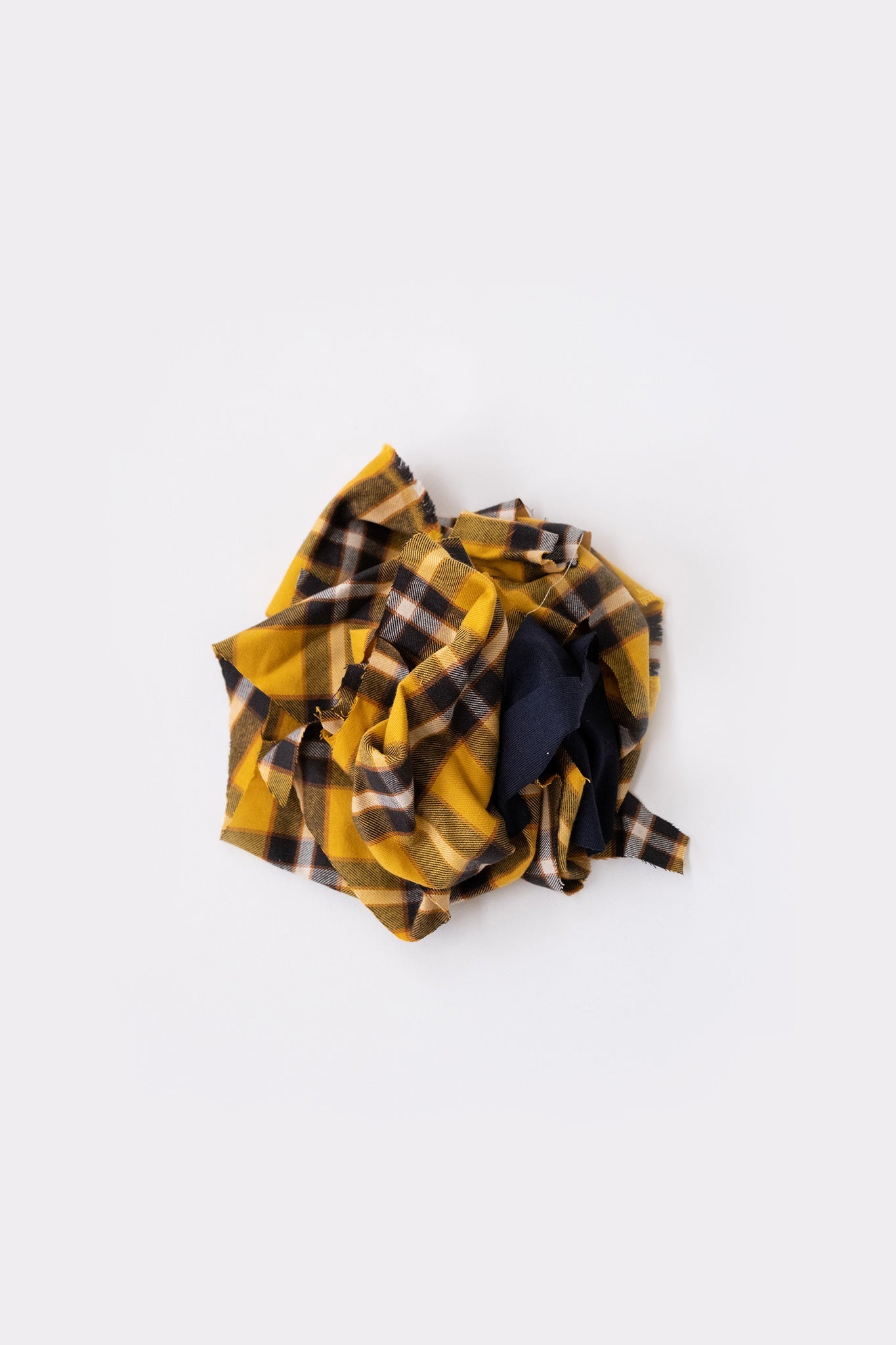 A.RQV in Navy Marigold Plaid in Organic Cotton