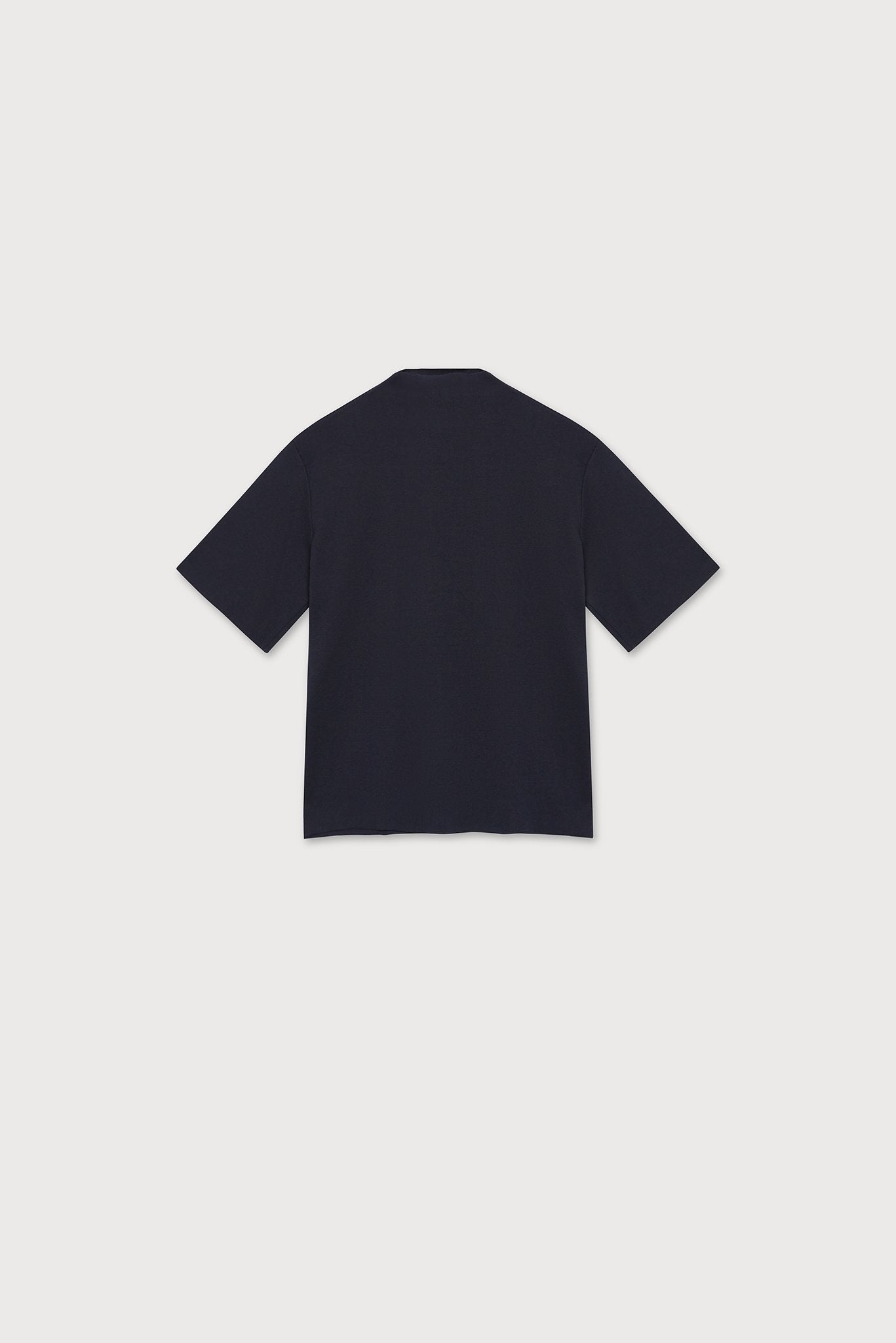 A.BCH A.14 Navy Short Sleeve Skivvy in Organic Cotton