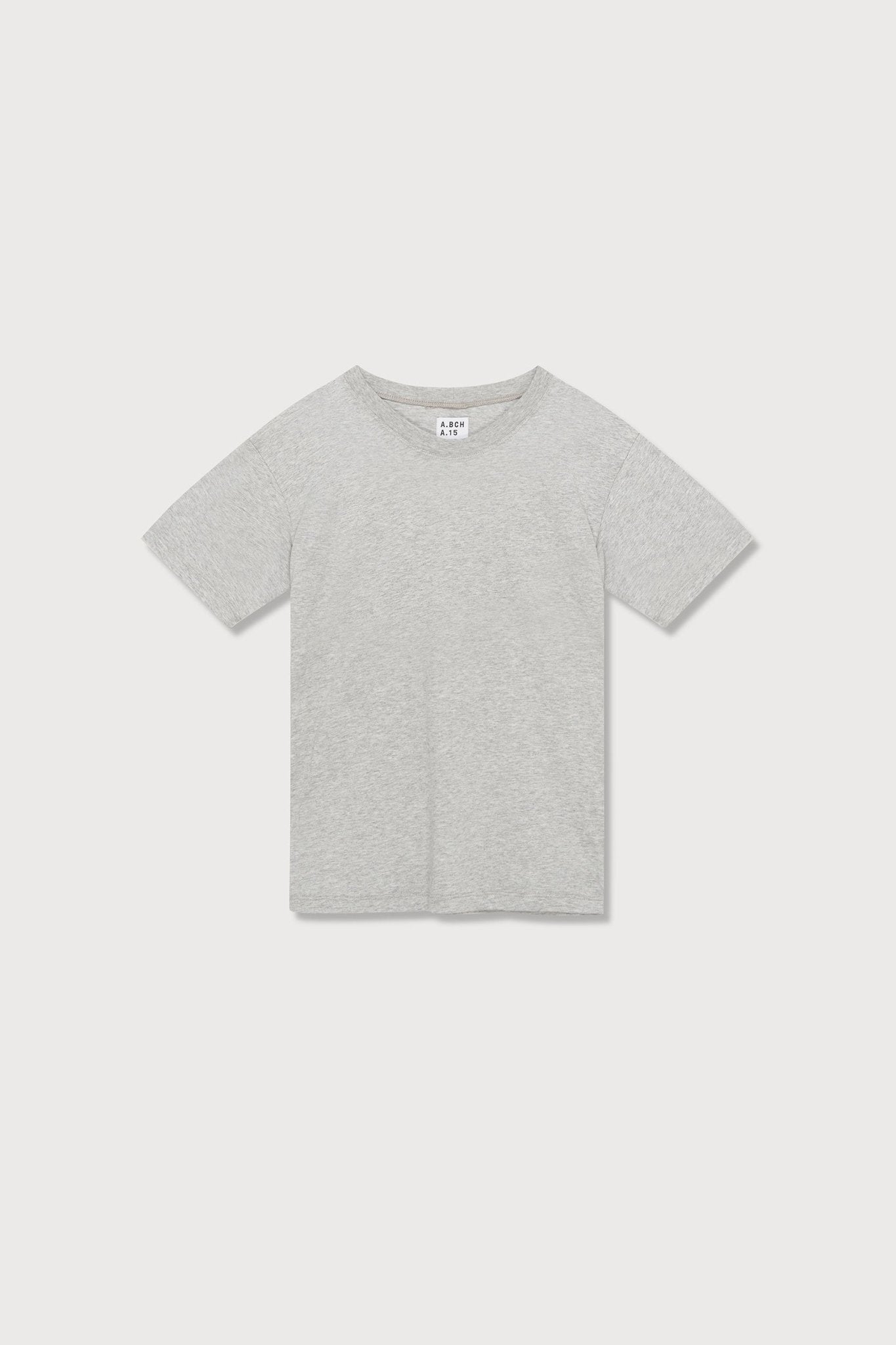A.BCH A.15 Grey Marle Classic T-Shirt in Organic Cotton
