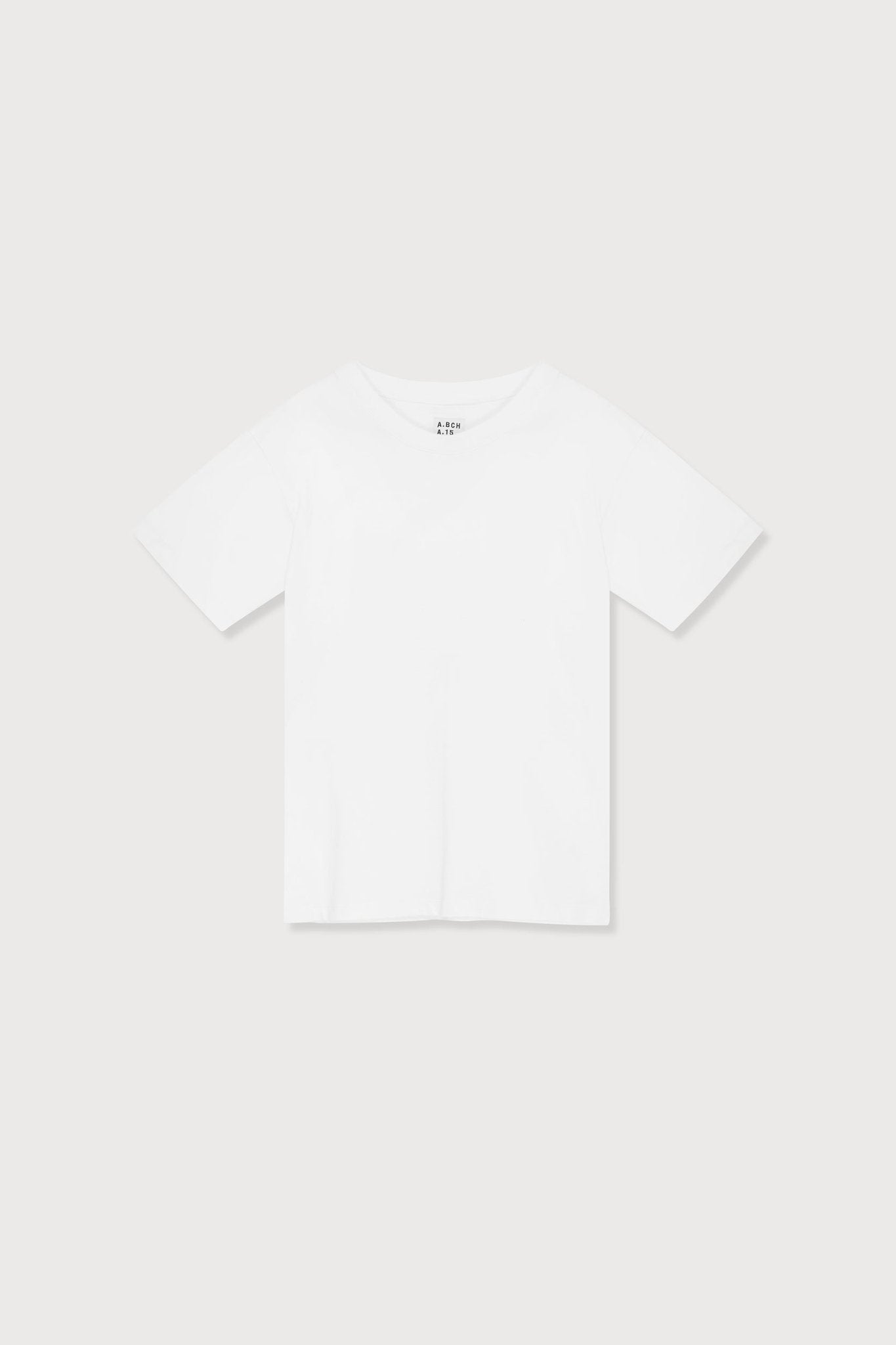 A.BCH A.15 White Classic T-shirt in Organic Cotton