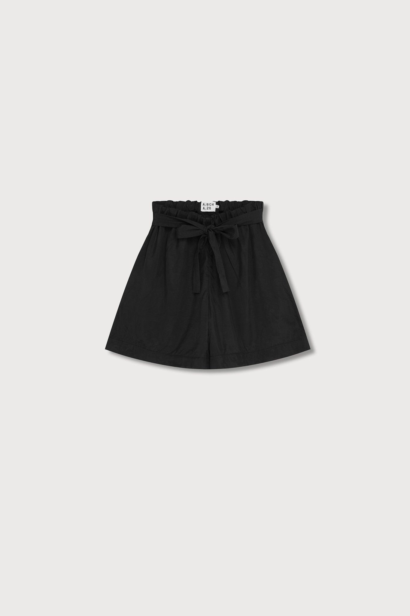 A.BCH A.21 Black Lounge Shorts in Lenzing Tencel